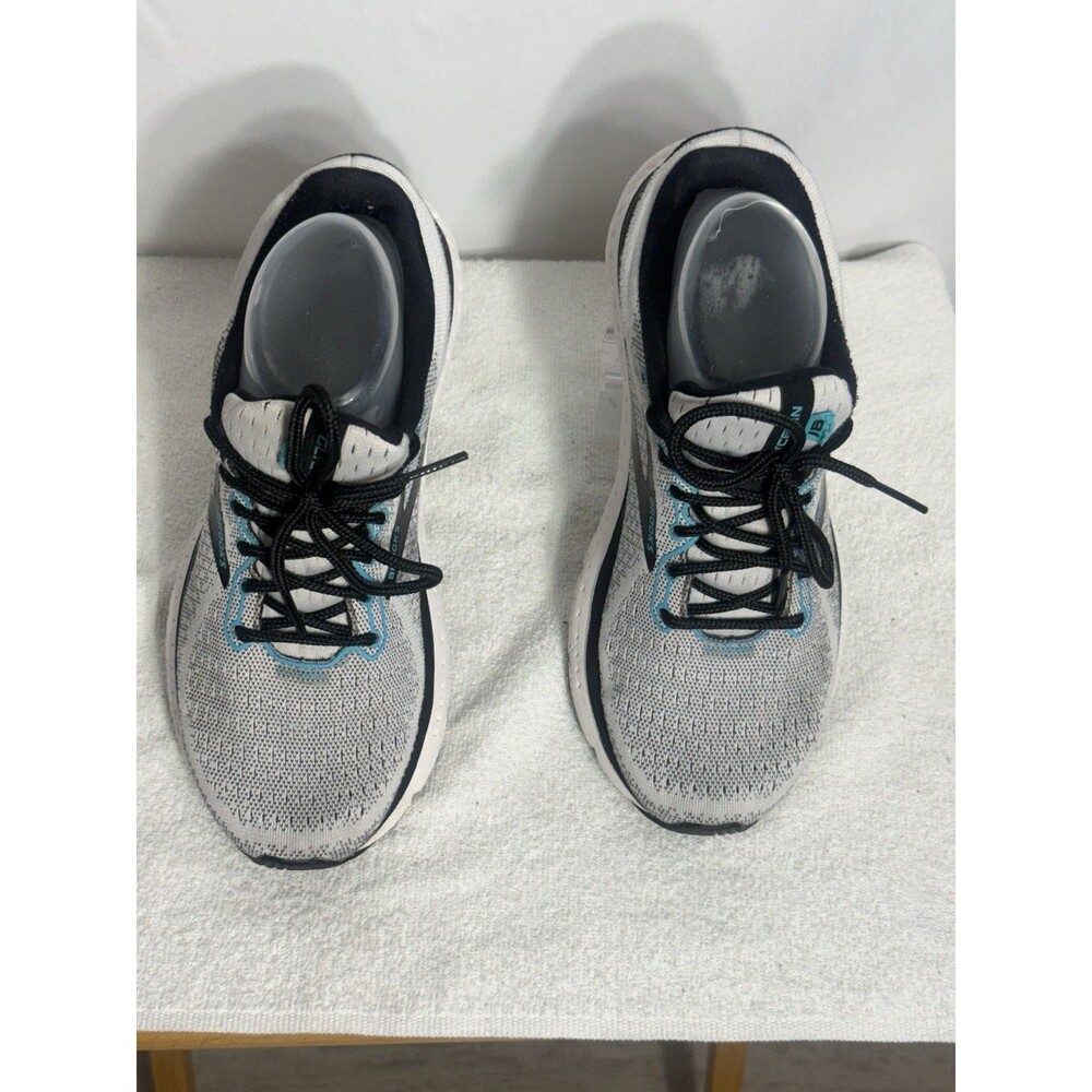 Women's Brooks,  Glycerin 18 Running Shoes, Size 8 Gray Teal, barely worn
